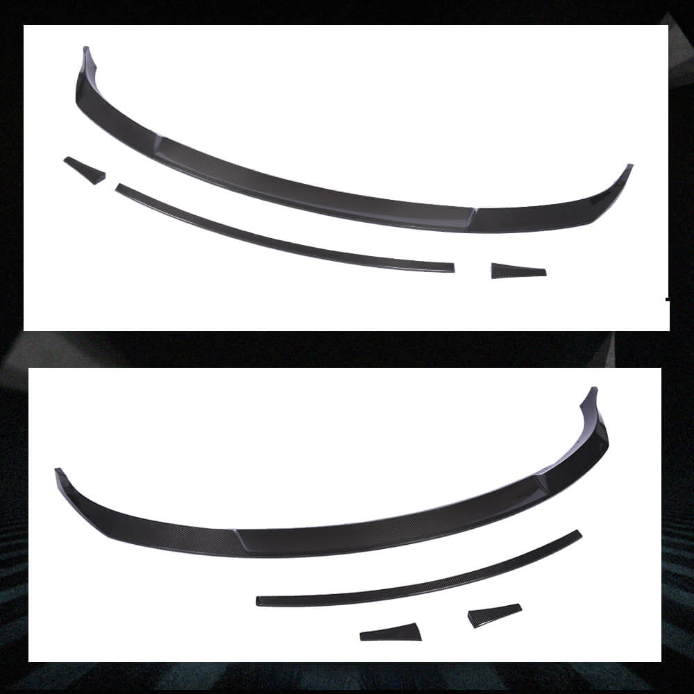 Fits for Tesla Model 3 Sedan Carbon Fiber Front Bumper Lip Chin Spoiler