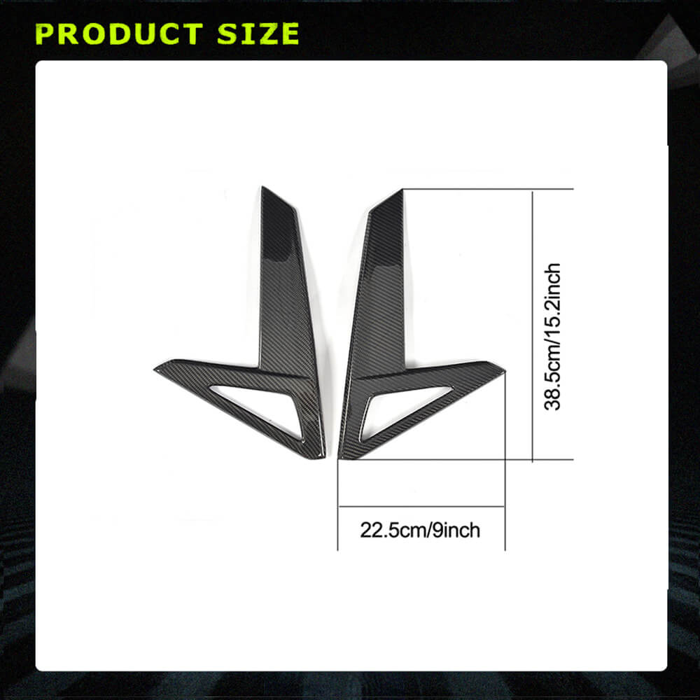 Fits for Tesla Model S 2014-2017 Carbon Fiber Side Air Fender Vents