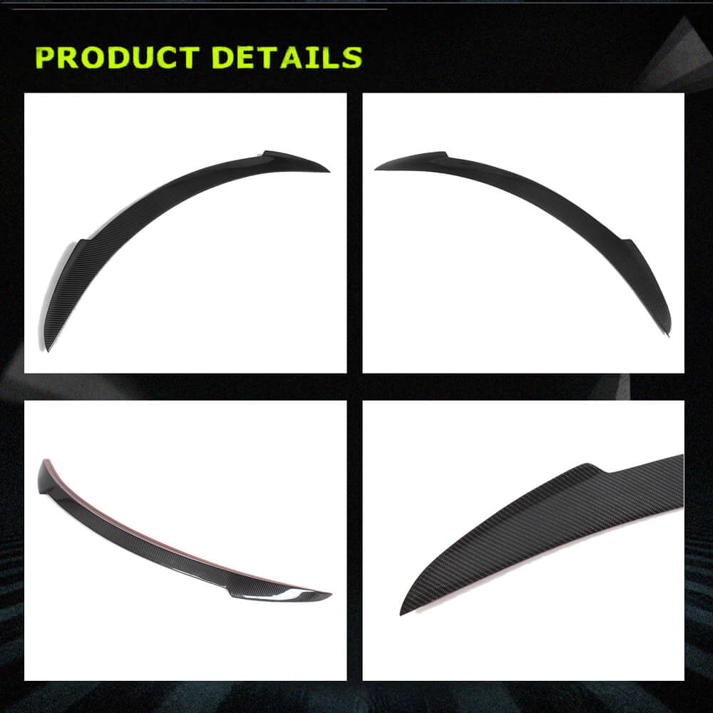 Fits for Tesla Model S Pre-facelift Carbon Fiber Rear Trunk Spoiler Wing
