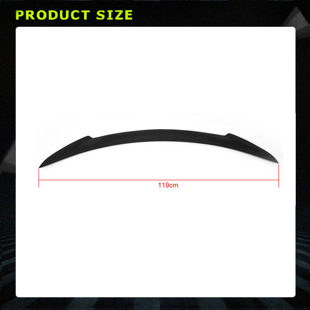 Fits for Tesla Model S Pre-facelift Carbon Fiber Rear Trunk Spoiler Wing