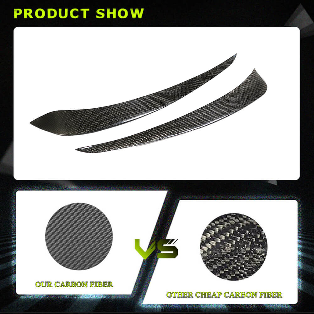 Fits for Tesla Model X Carbon Fiber Front Bumper Air Fender Vents