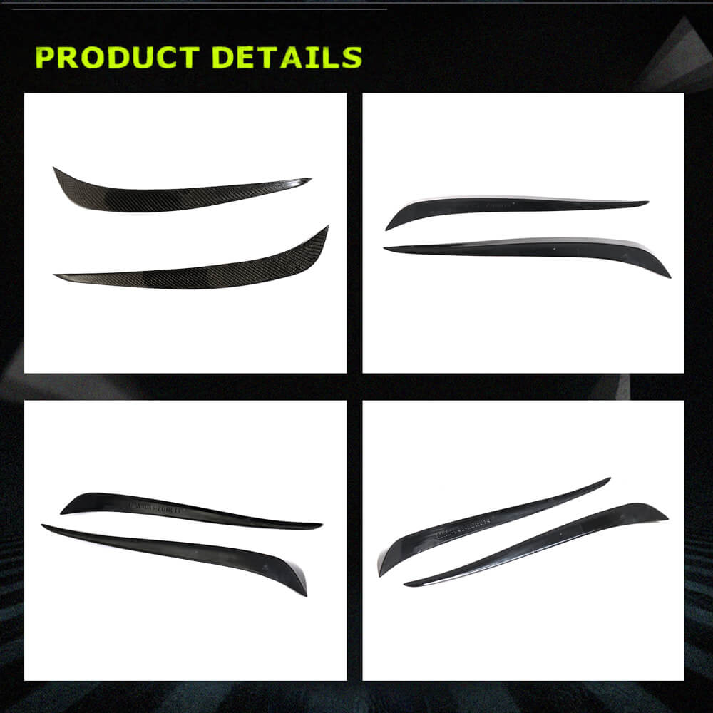 Fits for Tesla Model X Carbon Fiber Front Bumper Air Fender Vents