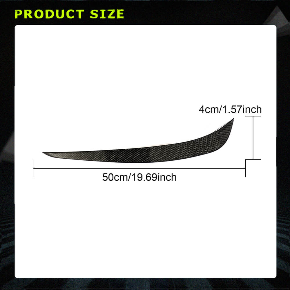 Fits for Tesla Model X Carbon Fiber Front Bumper Air Fender Vents