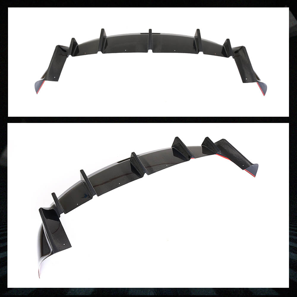 Fits for Tesla Model X Carbon Fiber Rear Bumper Diffuser