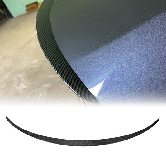 Fits for Tesla Model Y Carbon Fiber Rear Trunk Boot Spoiler Wing Lip