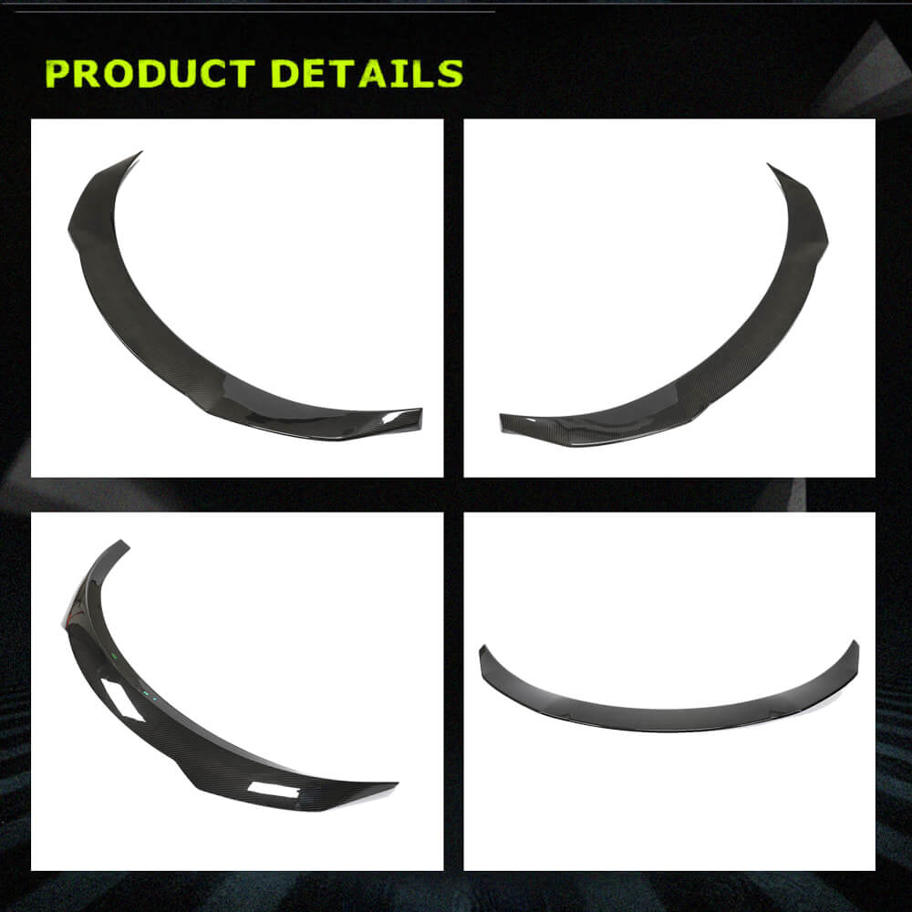 Fits for Tesla Model Y Carbon Fiber Rear Trunk Boot Spoiler Wing Lip