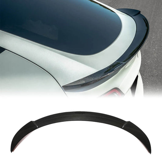 Fits for Tesla Model Y Dry Carbon Fiber Rear Trunk Boot Spoiler Wing Lip