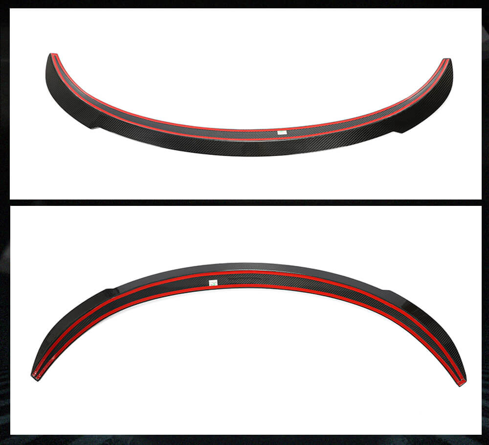 Fits for Tesla Model Y Dry Carbon Fiber Rear Trunk Boot Spoiler Wing Lip