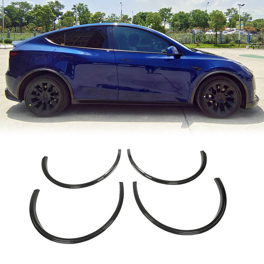Fits for Tesla Model Y Dry Carbon Fiber Wheel Arch Fender Flares