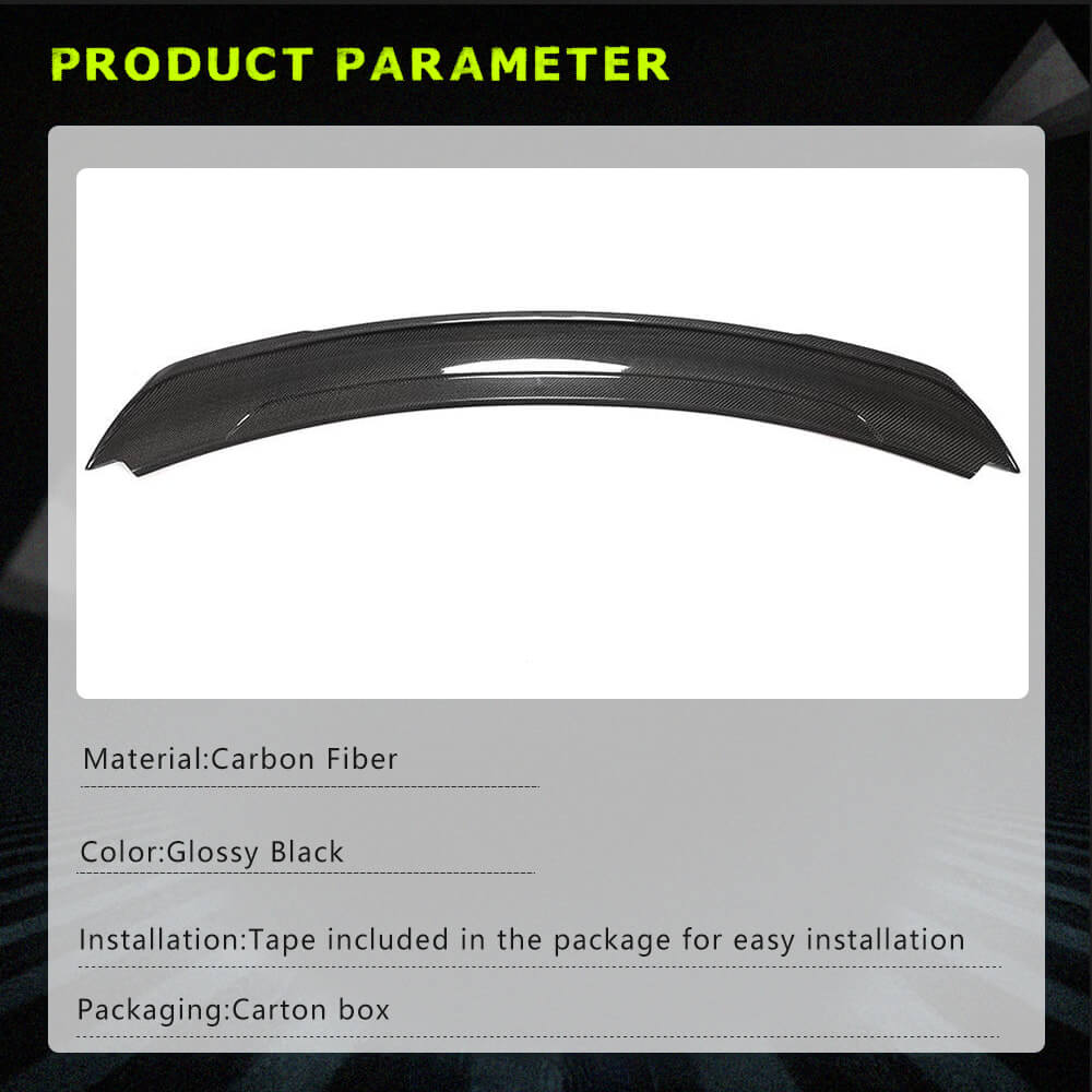 Fits for Ford Mustang Coupe 2015-2020 Rear Trunk Boot Lid Spoiler Wing Lip