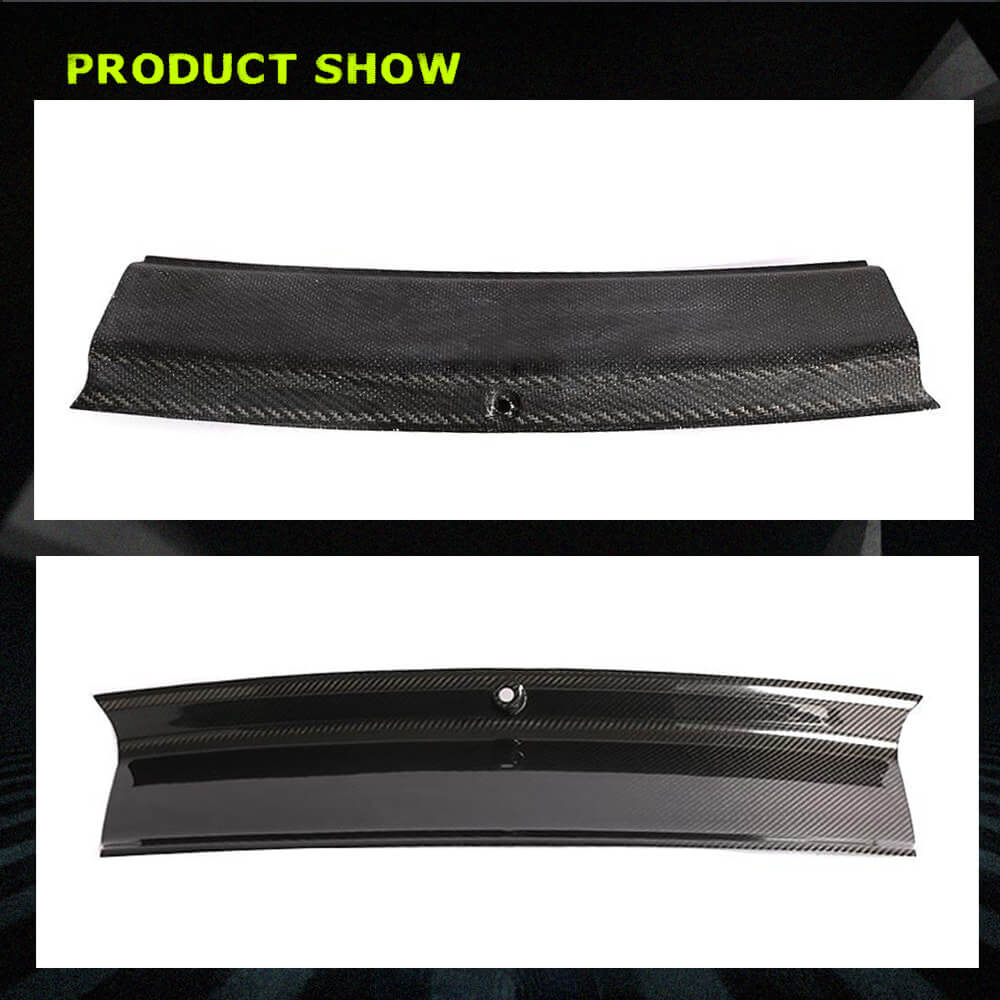 Fits for Ford Mustang Coupe 2-Door 15-20 Dry Carbon Fiber Rear Tail Trunk Lid Cover | V6 V8 GT