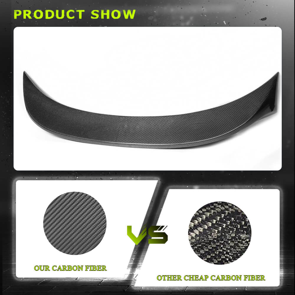 Fits for Lexus IS200t IS250 IS300 IS350 IS F Carbon Fiber Rear Trunk Boot Spoiler Wing Lip Factory Outlet