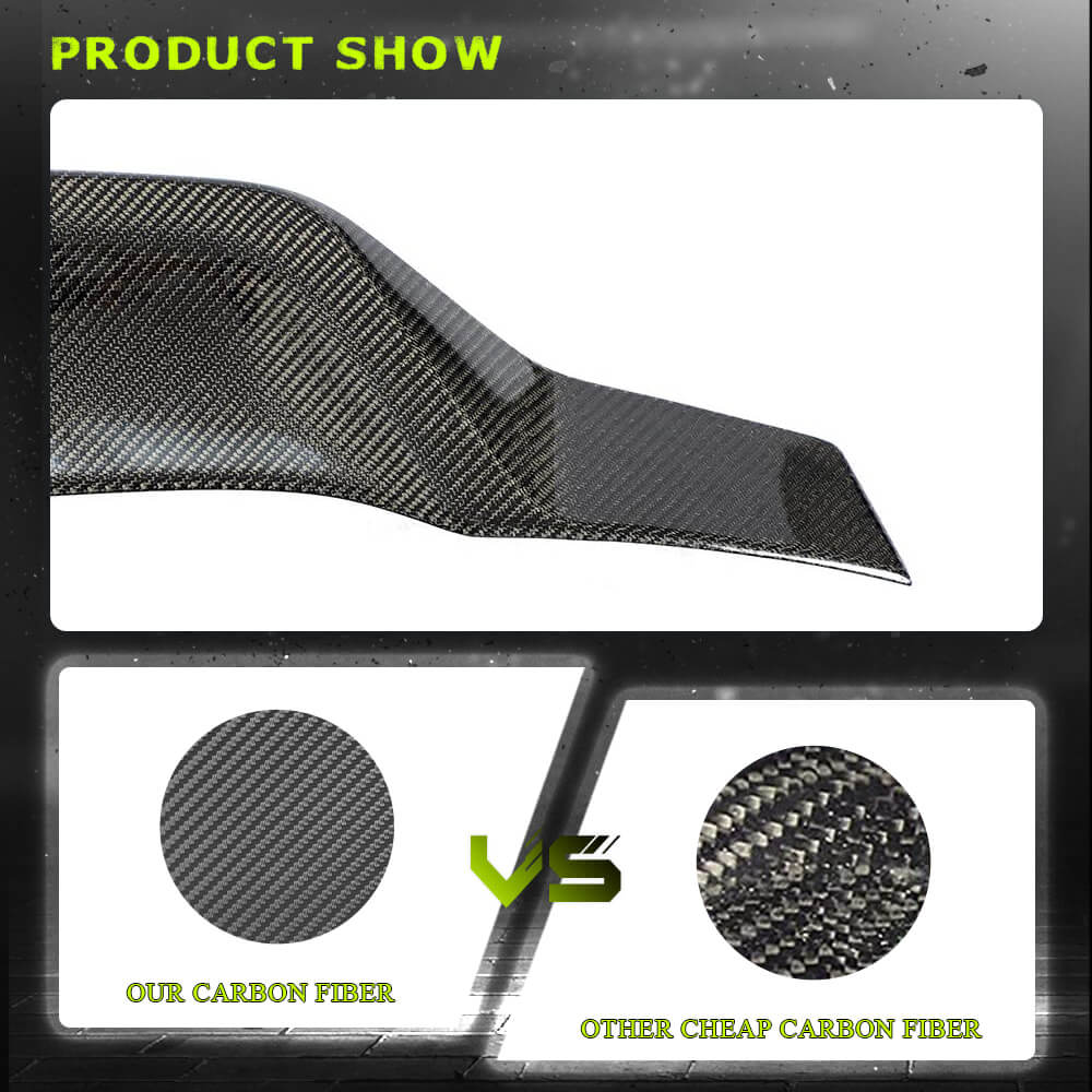 Fits for Mazda 6 Atenza 14-19 Carbon Fiber Rear Trunk Spoiler Boot Wing Lip Factory Outlet