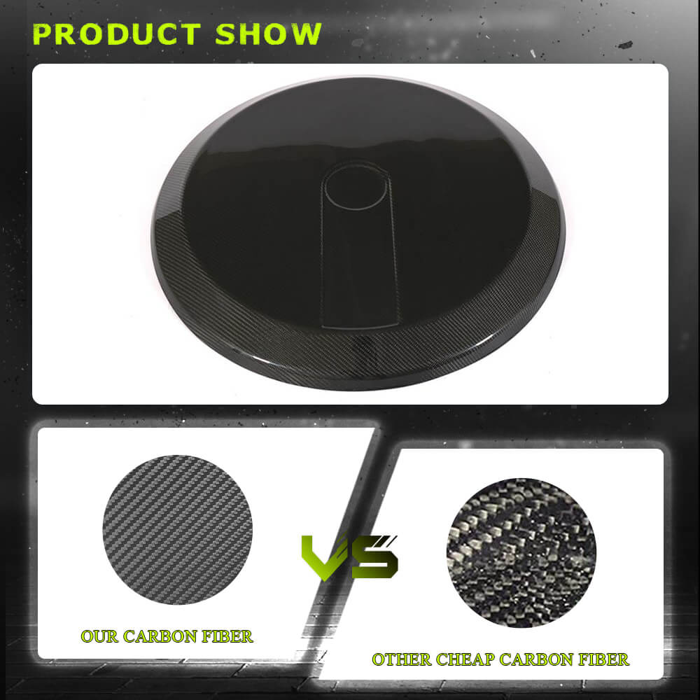 Fits for Mercedes Benz G Class W463 G500 G550 G55 G63 G65 AMG Dry Carbon Fiber Spare Wheel Tire Cover