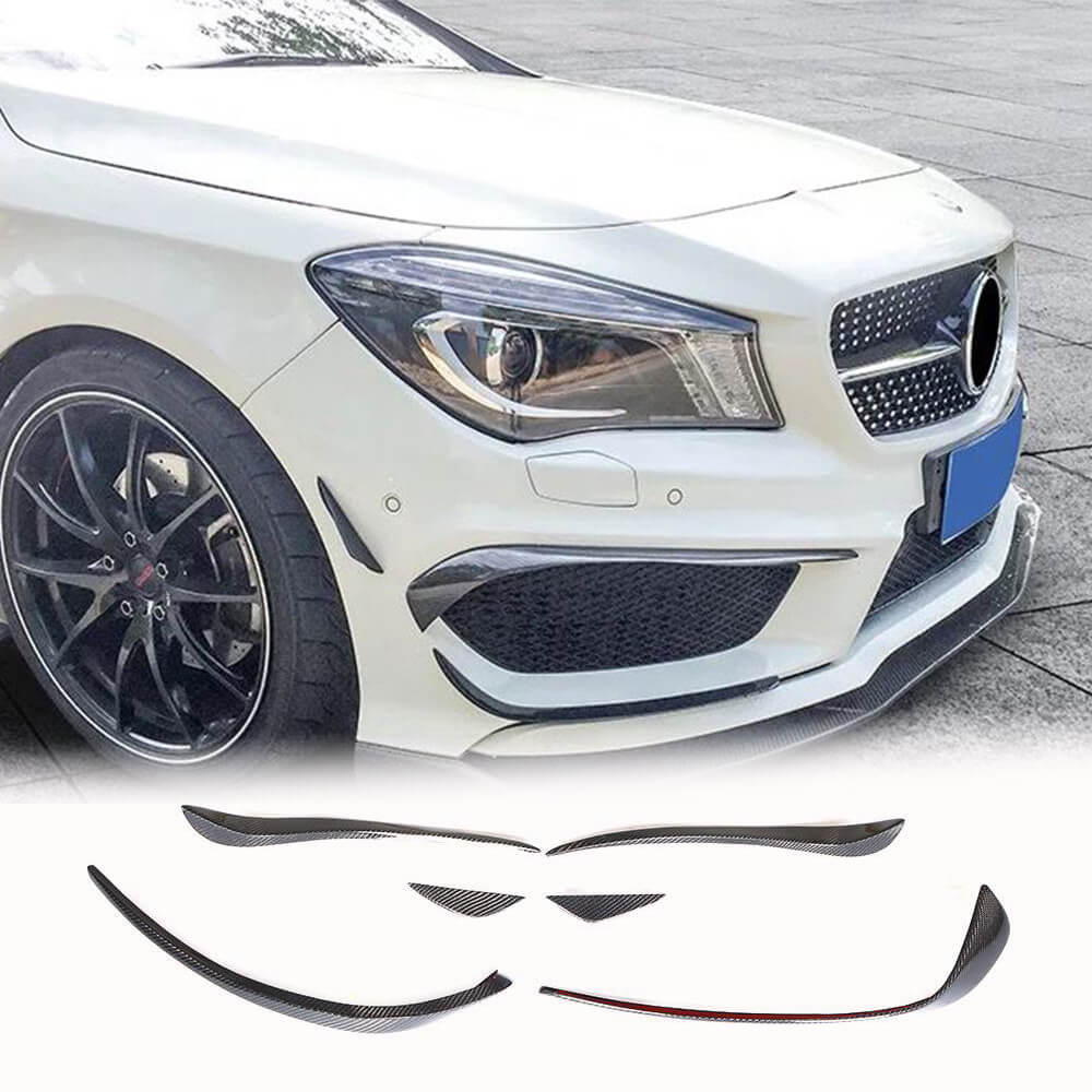 Fits for Mercedes Benz W117 C117 CLA45 AMG Pre-facelift Carbon Fiber Front Bumper Air Fender Vents