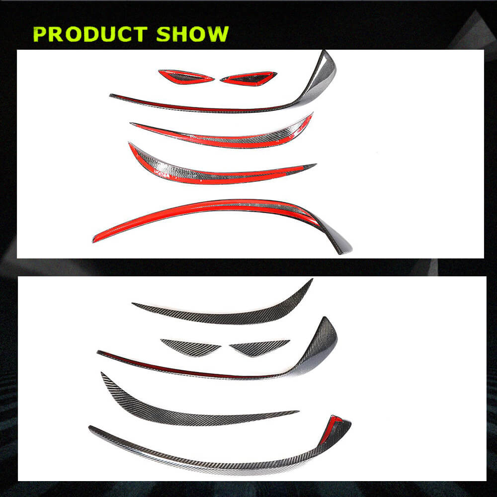 Fits for Mercedes Benz W117 C117 CLA45 AMG Pre-facelift Carbon Fiber Front Bumper Air Fender Vents