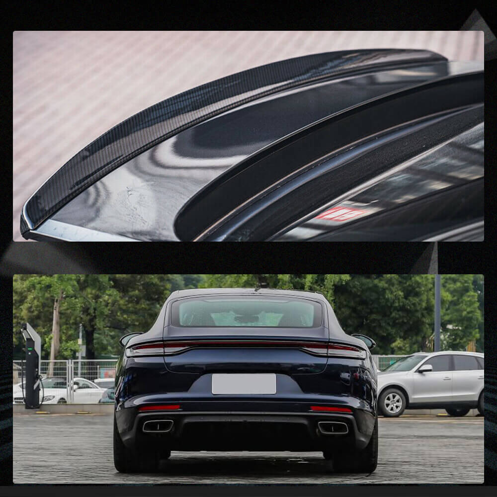 Fits for Porsche Panamera 971 Dry Carbon Fiber Rear Trunk Spoiler Wing Lip Factory Outlet