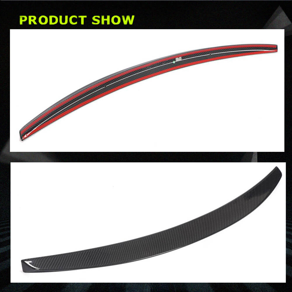 Fits for Porsche Panamera 971 Dry Carbon Fiber Rear Trunk Spoiler Wing Lip Factory Outlet
