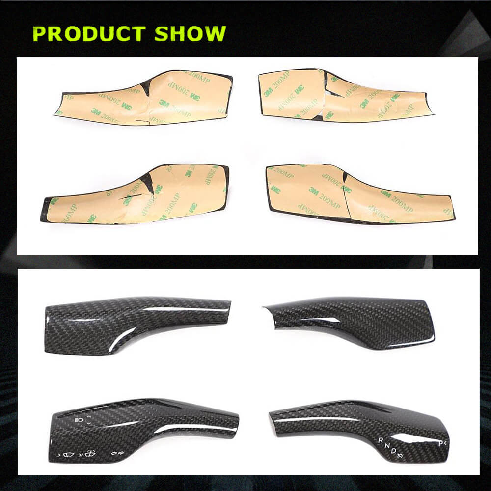 Fits for Tesla Model 3 18-20 Carbon Fiber Turn Light Controller Cover