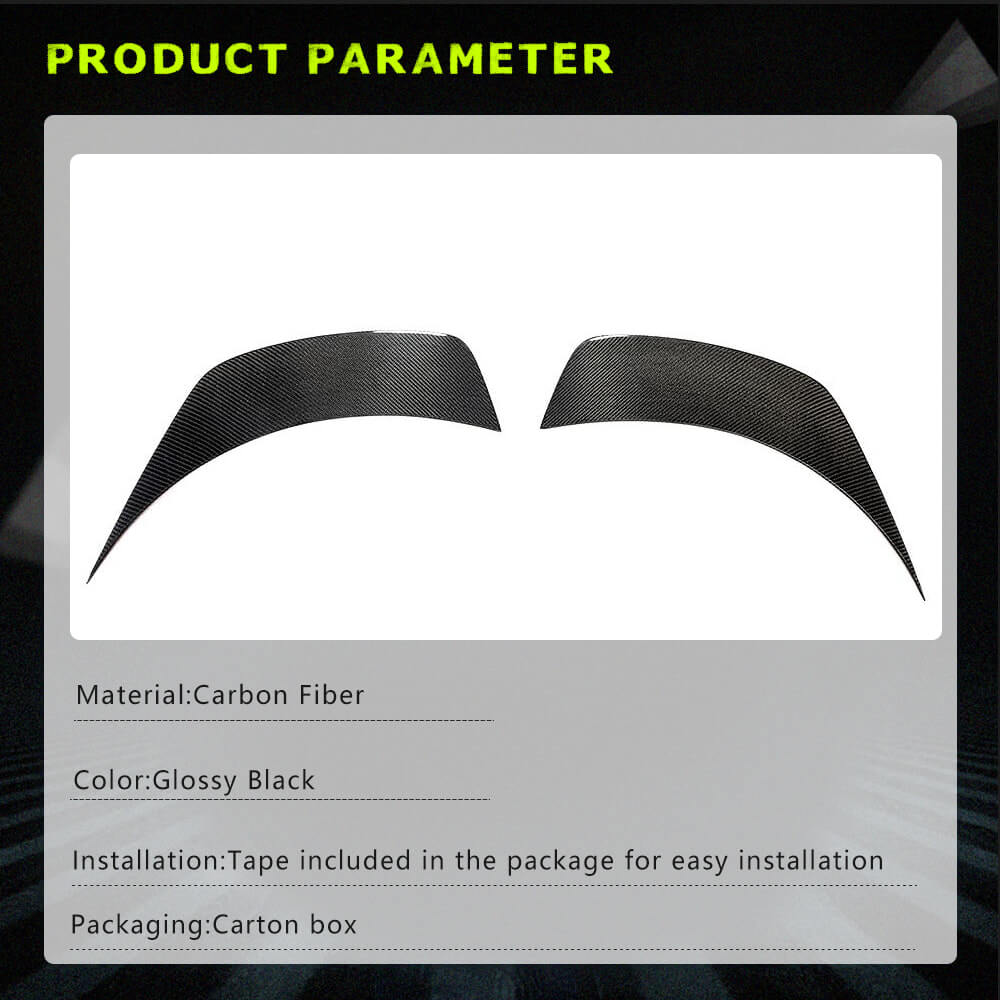 Fits for Tesla Model 3 Sedan 16-22 Carbon Fiber Rear Side Air Fender Vents