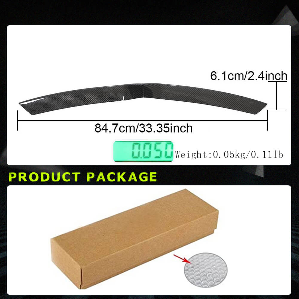Fits for Tesla Model X 16-21 Carbon Fiber Front Grille Frame Cover Trim Front Hood Billet Racing Grill Grille