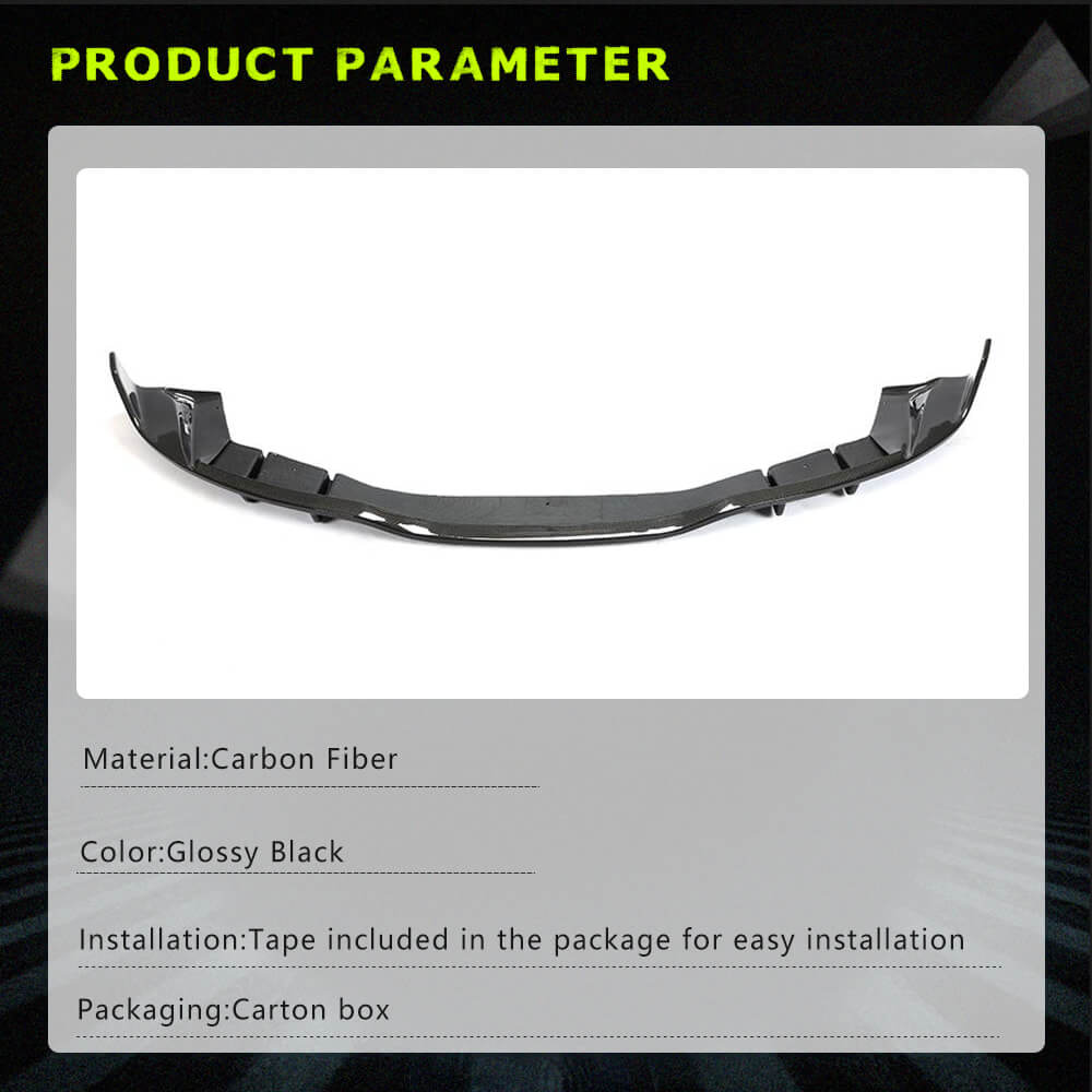 Fits for Tesla Model Y 19-22 Carbon Fiber Rear Bumper Diffuser