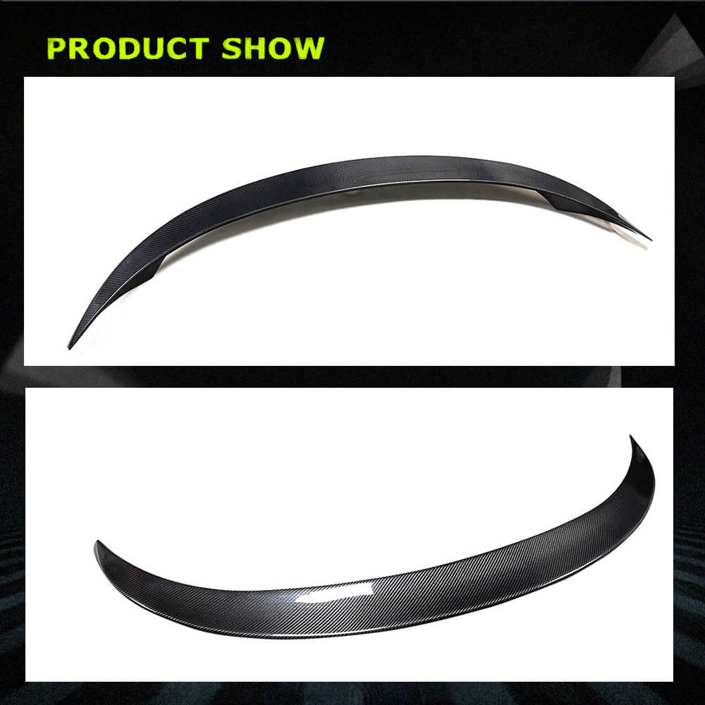 Fits for Tesla Model Y 19-22 Carbon Fiber Rear Trunk Spoiler Wing