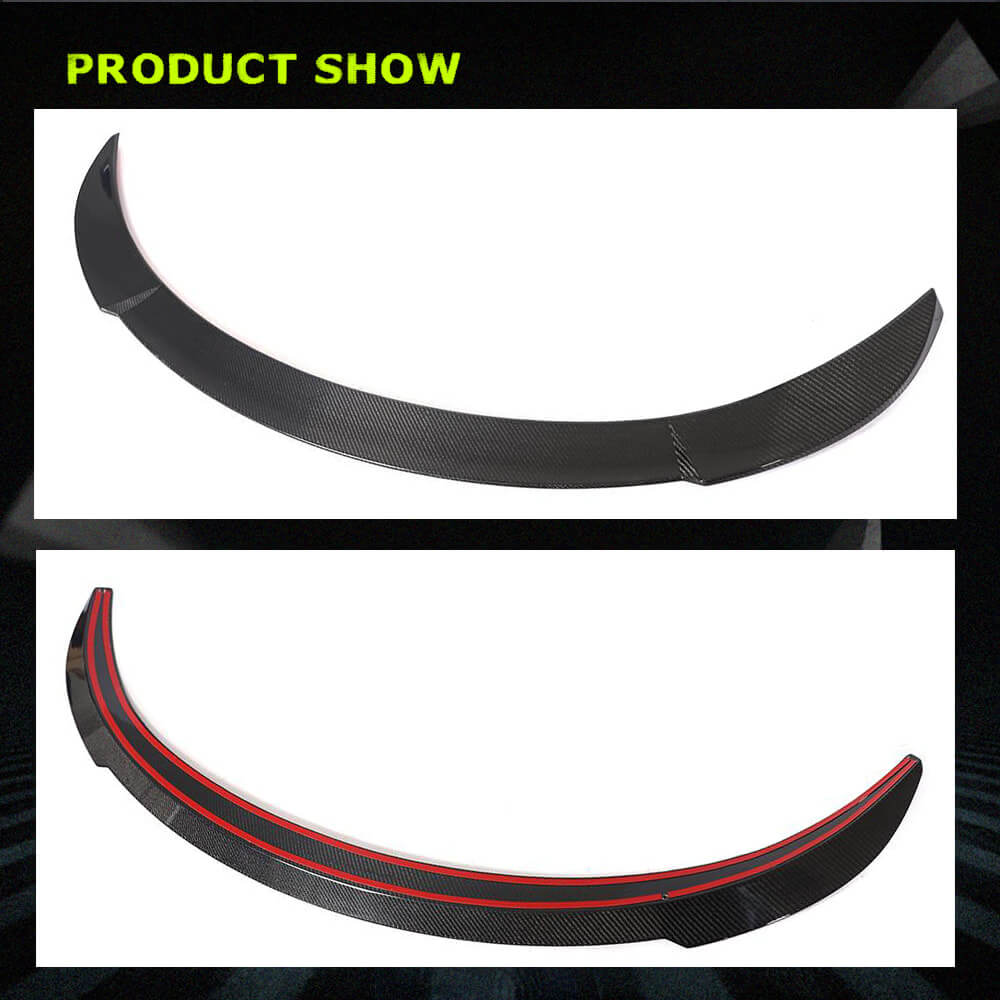 Fits for Tesla Model Y 19-22 Real Carbon Fiber Rear Trunk Spoiler Wing