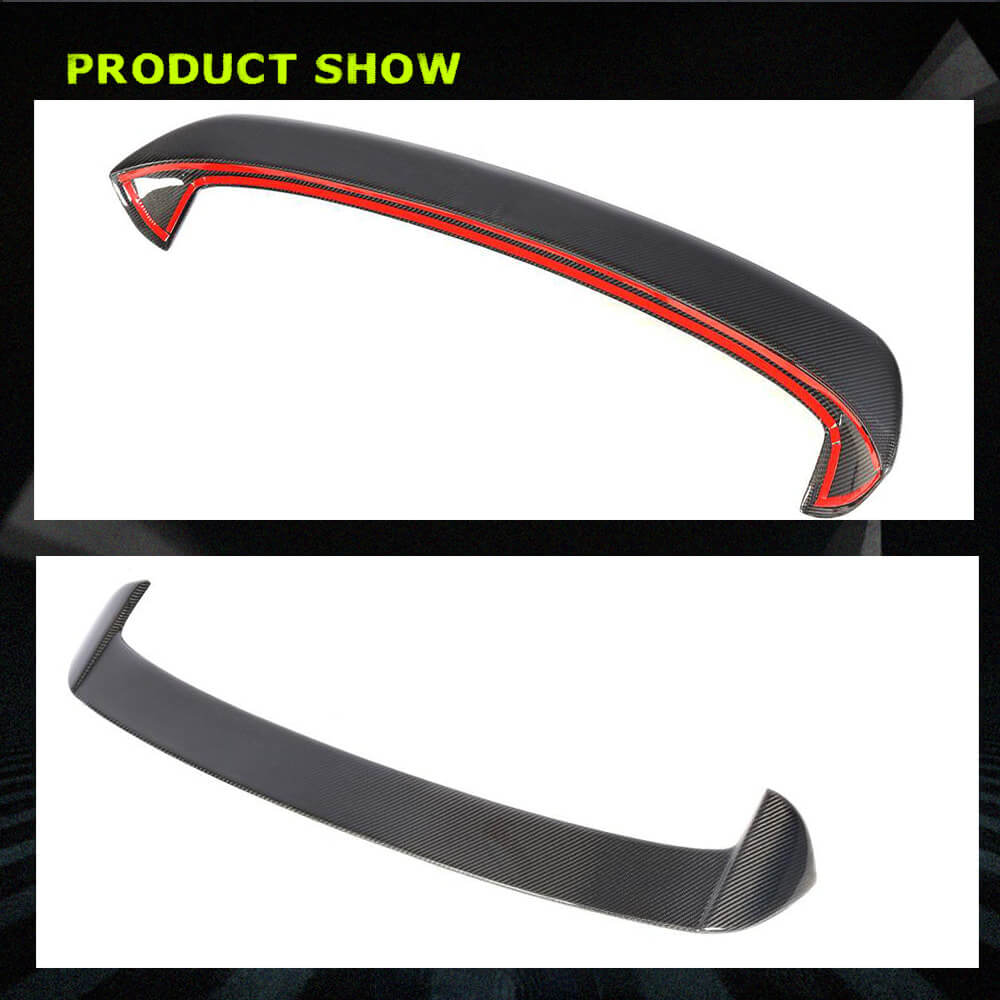 Fits for Volkswagen VW Golf 6 MK6 Base Carbon Fiber Rear Roof Boot Spoiler Wing Lip Factory Outlet