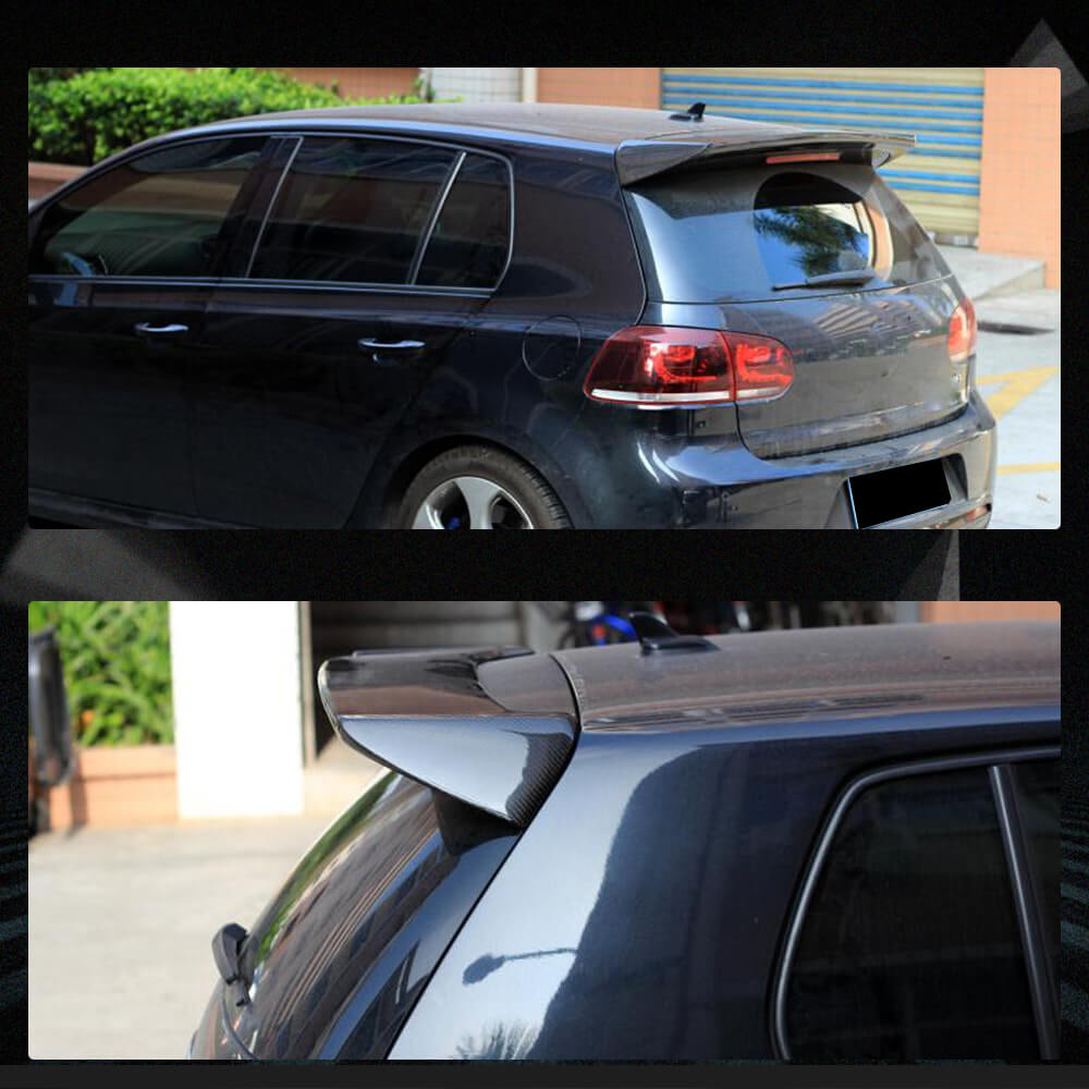 Fits for Volkswagen VW Golf 6 MK6 GTI R/R20 Carbon Fiber Rear Trunk Boot Spoiler Wing Lip Factory Outlet