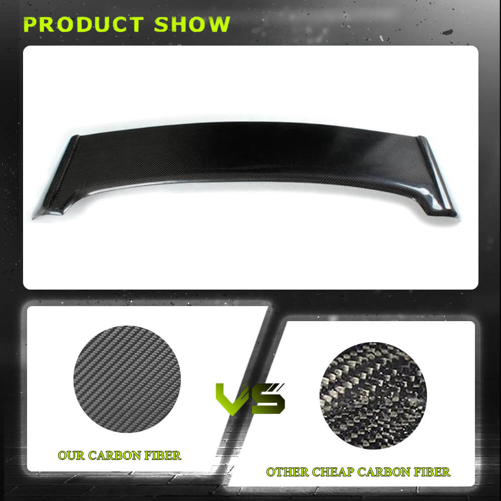 Fits for Volkswagen VW Golf 6 MK6 GTI R/R20 Carbon Fiber Rear Trunk Boot Spoiler Wing Lip Factory Outlet