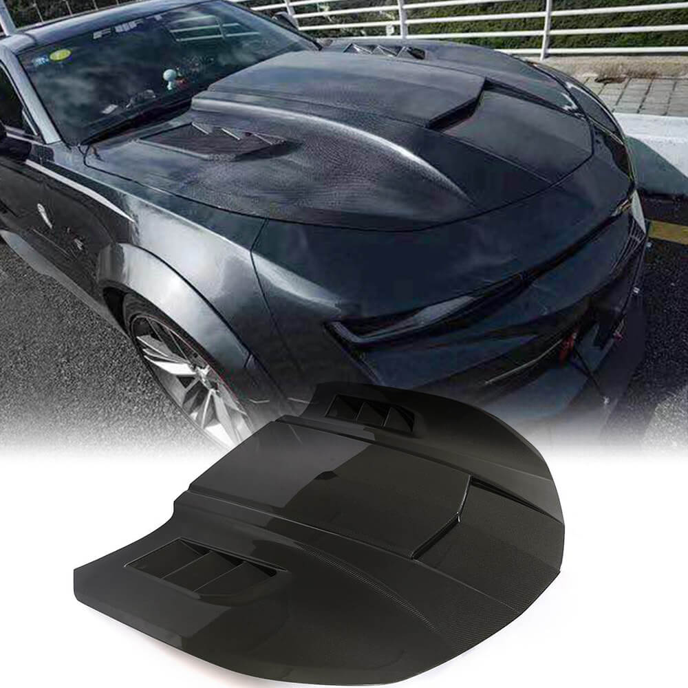 Fits for Chevrolet Camaro Carbon Fiber Engine Hood Bonner Cover Widebody Kit