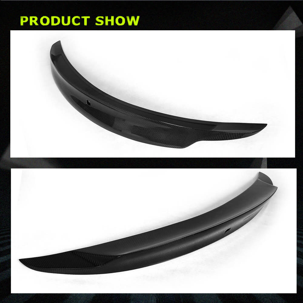 Fits for Infiniti G37 Q60 2009-2015 Carbon Fiber Rear Trunk Boot Spoiler Wing Lip Factory Outlet