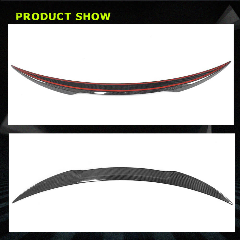 Fits for Alfa Romeo Giulia Sedan 15-22 Carbon Fiber Rear Trunk Boot Spoiler Wing Lip Factory Outlet