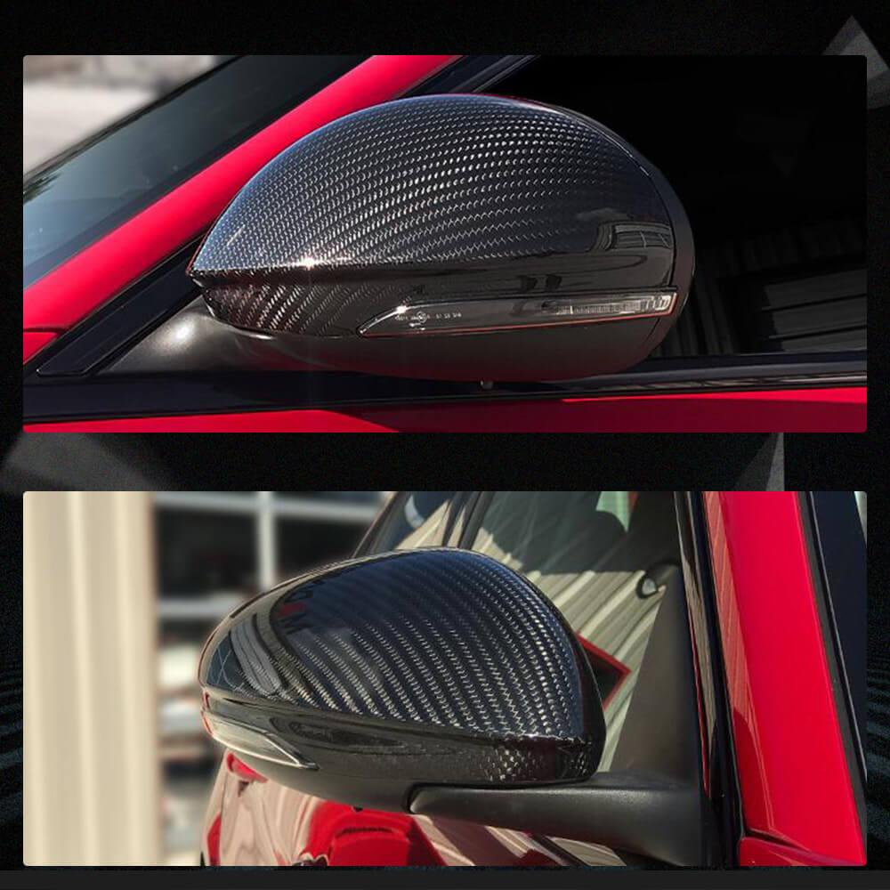 Alfa Romeo Giulia Real Carbon Fiber Add-on Mirror Cover Caps | Extension,  Splitter, Aprons – TakeYourCarbon