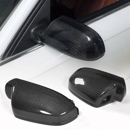 Fits for Audi A4 Sline S4 A5 Sline S5 RS5 B8.5 Carbon Fiber Replacement Side Rearview Mirror Cover Caps 2pcs