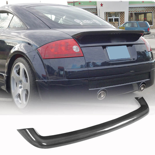 Fits for Audi TT (Quattro) MK1 Type 8N 1998-2006 Carbon Fiber Rear Trunk Boot Spoiler Wing Lip