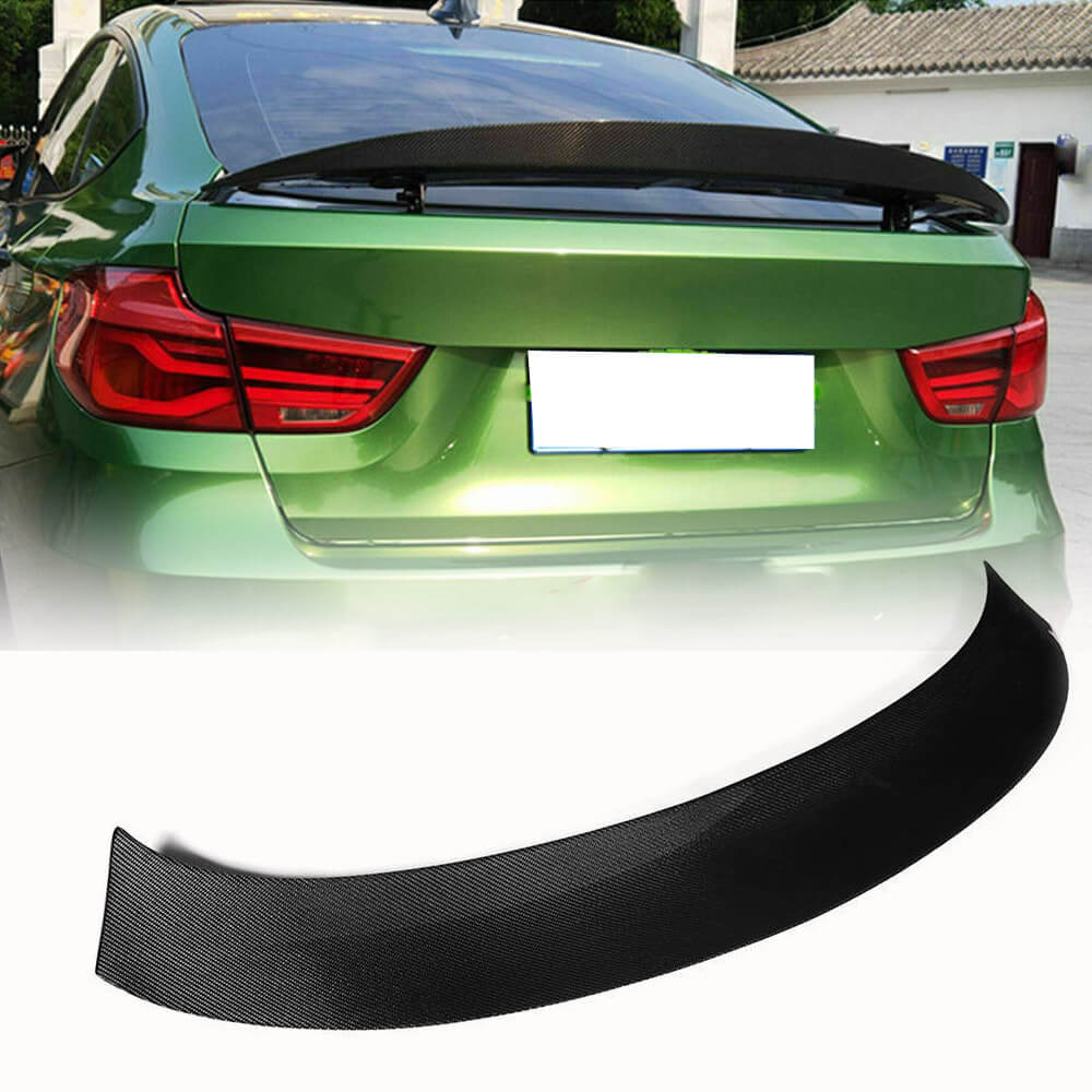 Fits for BMW 3 Series F34 xDrive GT 14-18 Real Carbon Fiber Rear Trunk Spoiler Boot Wing Lip Factory Outlet | 316i 318i 320i 328i 330i 335i 340i