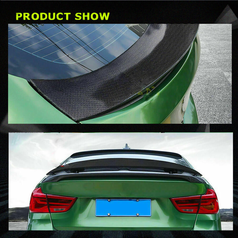 Fits for BMW 3 Series F34 xDrive GT 14-18 Real Carbon Fiber Rear Trunk Spoiler Boot Wing Lip Factory Outlet | 316i 318i 320i 328i 330i 335i 340i