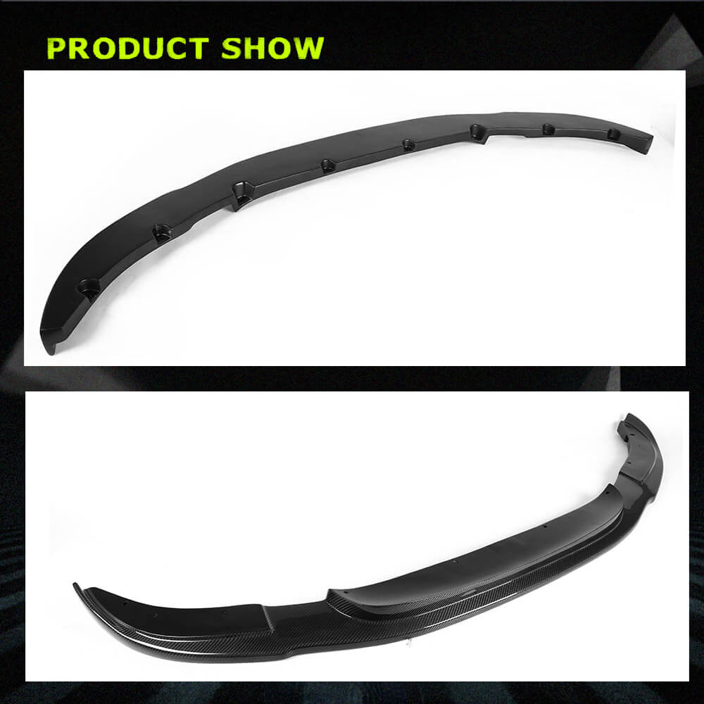 Fits for BMW 5 Series F10 M5 11-16 Carbon Fiber Front Bumper Lip Spoiler Wide Body Kit