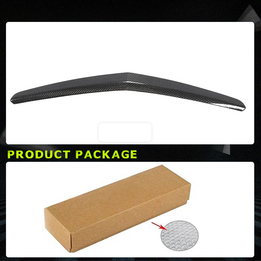Fits for Cadillac ATS 14-19 Carbon Fiber Rear Door Trunk Lid Tail Wing Trim Factory Outlet