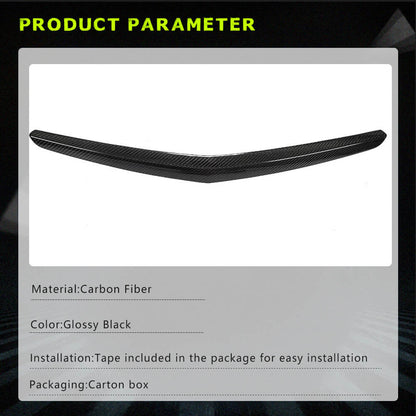 Fits for Cadillac ATS 14-19 Carbon Fiber Rear Door Trunk Lid Tail Wing Trim Factory Outlet