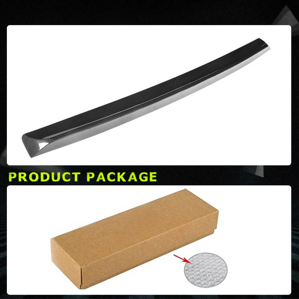 Fits for Dodge Challenger 08-14 Carbon Fiber Rear Door Trunk Lid Tail Wing Trim Factory Outlet