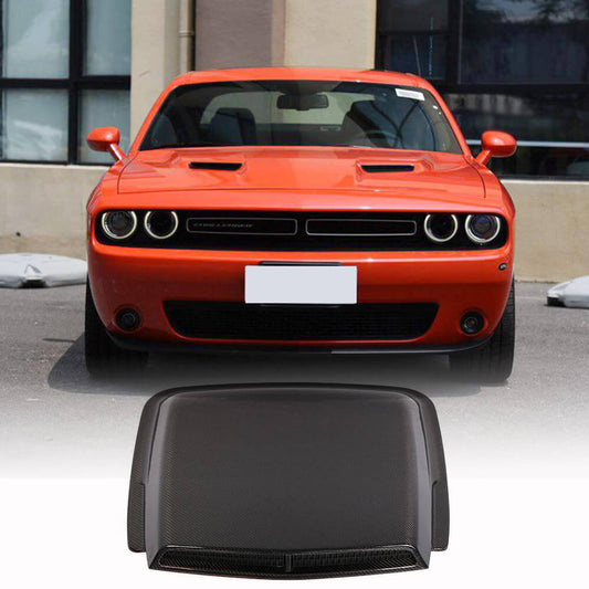 Fits for Dodge Challenger Coupe Carbon Fiber Engine Hood Cover Air Vent