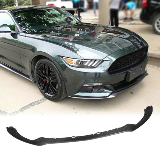 Fits for Ford Mustang GT Coupe 2-Door 15-17 Carbon Fiber Front Chin Lip Splitter