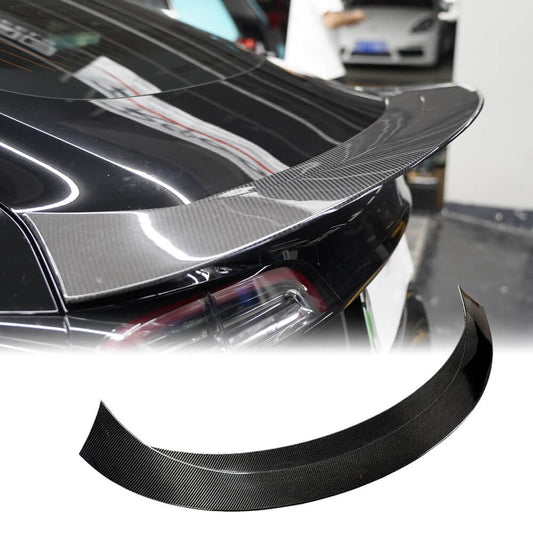 Fits for Tesla Model 3 Sedan 16-22 Carbon Fiber Rear Trunk Spoiler Wing Lip