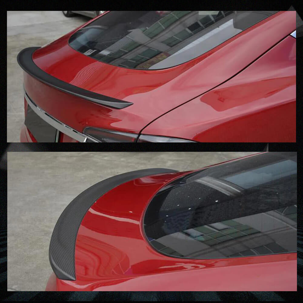 Fits for Tesla Model S Pre-facelift Carbon Fiber Rear Trunk Spoiler Wing