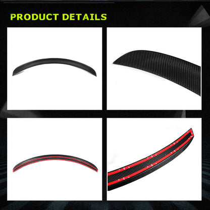 Fits for Tesla Model S Pre-facelift Carbon Fiber Rear Trunk Spoiler Wing