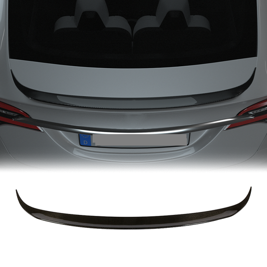 Fits for Tesla Model X Carbon Fiber Rear Trunk Boot Spoiler Wing Lip