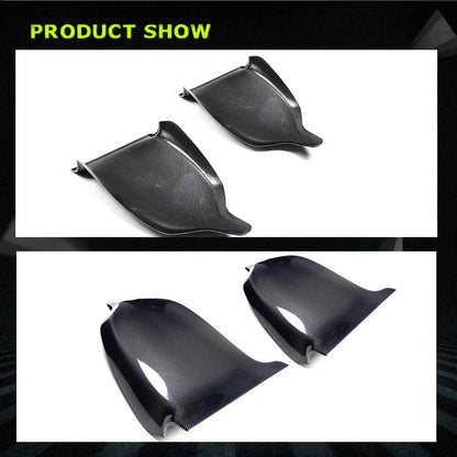 Fits for Tesla Model S 2014-2020 Carbon Fiber Interior Seat Back Cover Trim Interior Accessories 2pcs